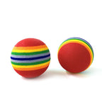 Cat Toy Interactive Ball Toys For Cats Funny Cat Rainbow Balls