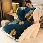 Winter Bedding Thick Quilt Blanket Thickened Warm Flannel Fleece Comforter