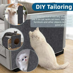 Trimmable Cat Scratching Mat Self-Adhesive Carpet Mat Pad Anti Cat Scratcher Furniture Couch Corner Indoor Sofa Wall Protector