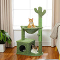 Cactus Cat Tree with Condo & Hammock –