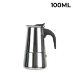 New 50ml-600ml Moka Pot Aluminum Household Electric Burner Stove Top Espresso Percolator