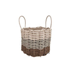 Brown, Tan & Light Tan Ombre Rope Basket