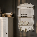Wall Mounted French-Style Dish and Plate Storage Rack