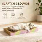 Cat Scratching Board 2-Pack, Reversible Cat Scratcher Pad