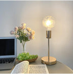 Bedroom Bedside Lamp Golden Modern Simple Model Room Décor