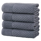 Cotton Diamond Waffle Weave Bath Towel Set - Grayson Collection