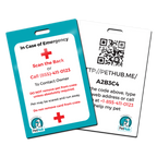 QR Pet Identification: Travel Crate Card