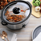 Better Chef 4-Quart Oval Slow Cooker in Brushed Stainless Steel