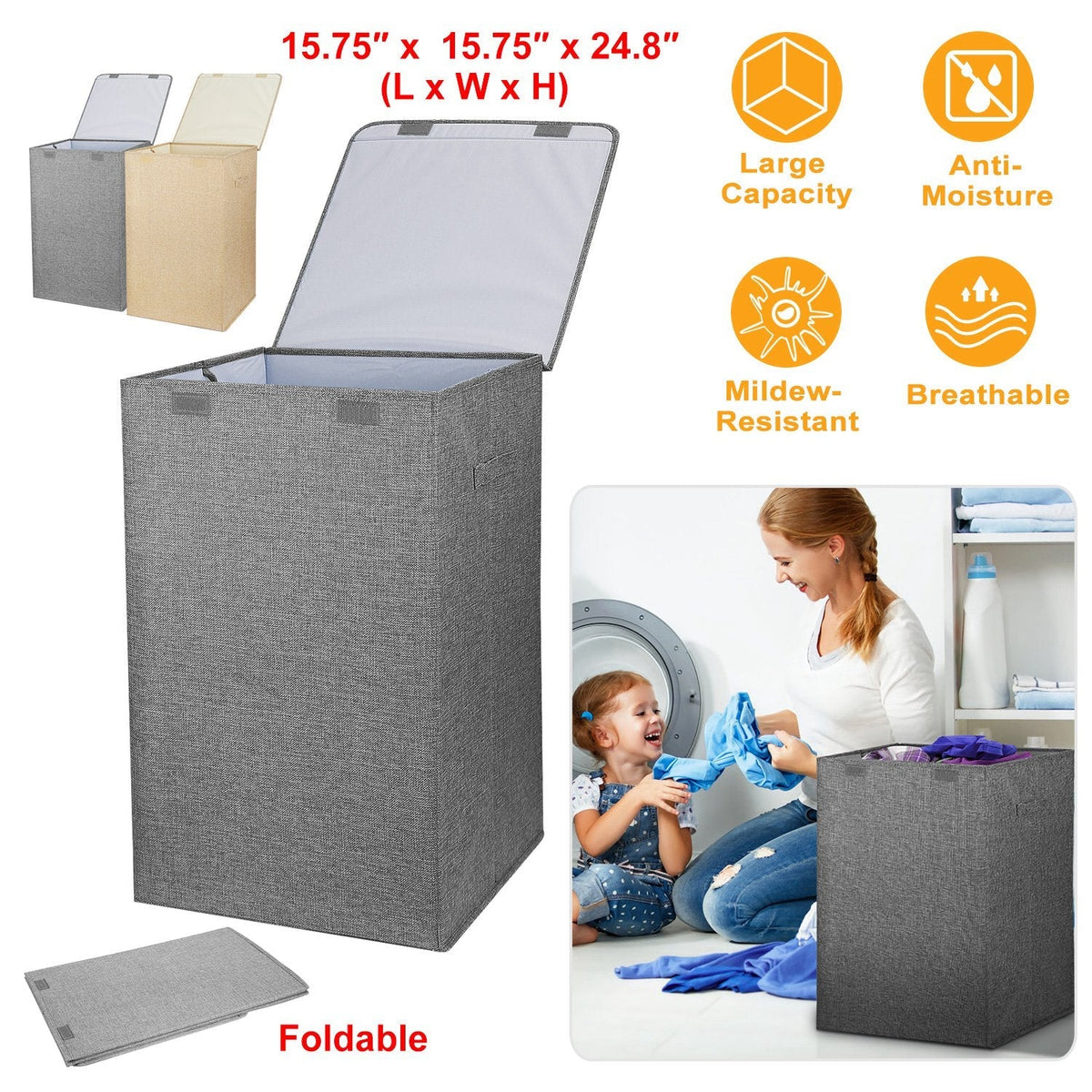 Foldable Laundry Hampers