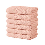 Cotton Diamond Waffle Weave Bath Towel Set - Grayson Collection