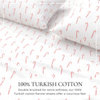 100% Turkish Cotton Flannel Sheet Sets - Boulder Collection