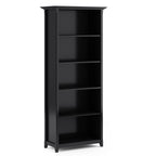 Amherst 5 Shelf Bookcase with Adjustable Shelves - Multiple Colors