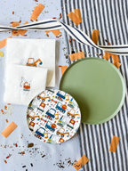 Green Paper Party Plate (12pcs)