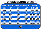Pet Dress, Screen Printed, "XOXO"