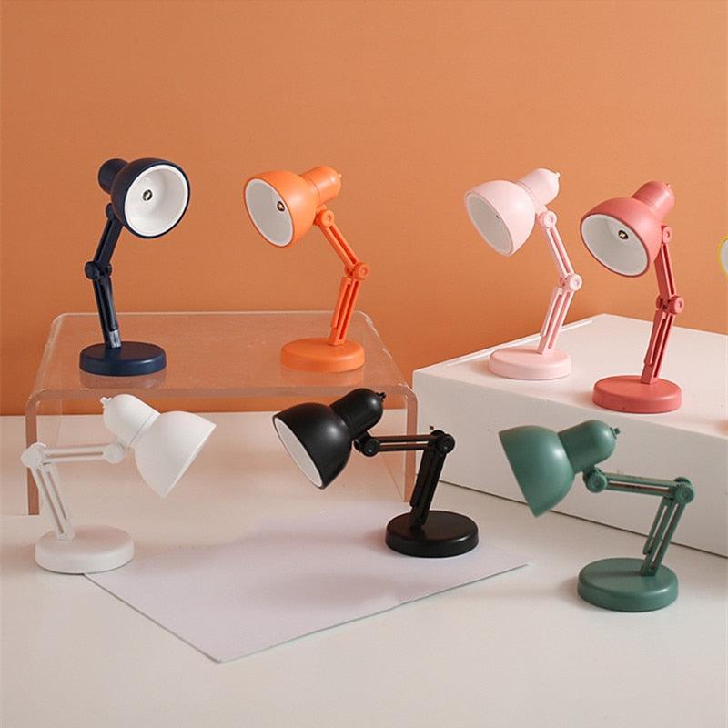 LED Mini Desk Lamp Foldable Magnetic Night Light