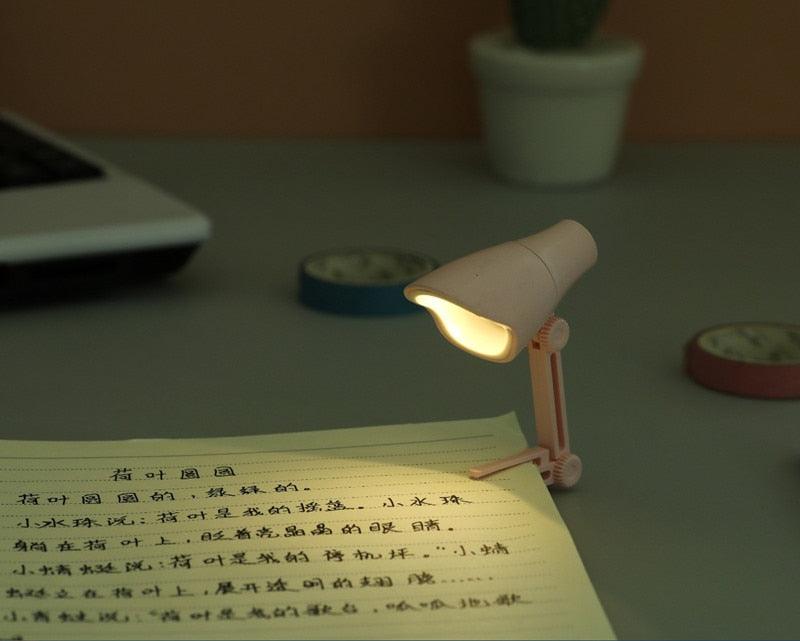 LED Mini Desk Lamp Foldable Magnetic Night Light