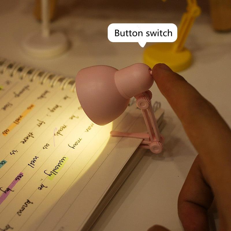 LED Mini Desk Lamp Foldable Magnetic Night Light