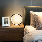 LED Table Lamp Bedroom Bedside Lamp Round Acrylic