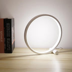 LED Table Lamp Bedroom Bedside Lamp Round Acrylic