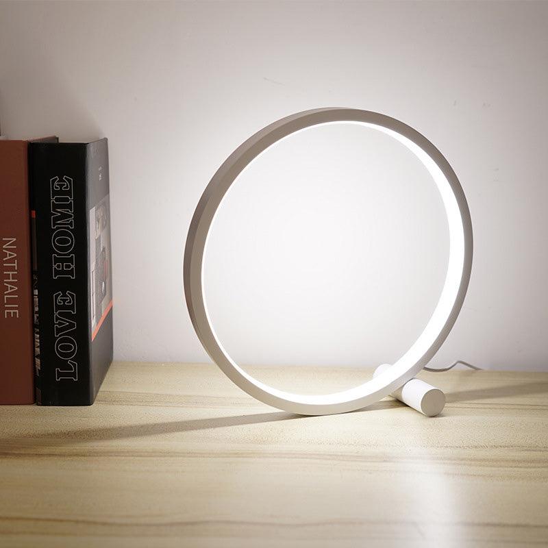 LED Table Lamp Bedroom Bedside Lamp Round Acrylic