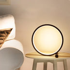 LED Table Lamp Bedroom Bedside Lamp Round Acrylic