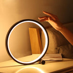 LED Table Lamp Bedroom Bedside Lamp Round Acrylic