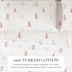 100% Turkish Cotton Flannel Sheet Sets - Boulder Collection