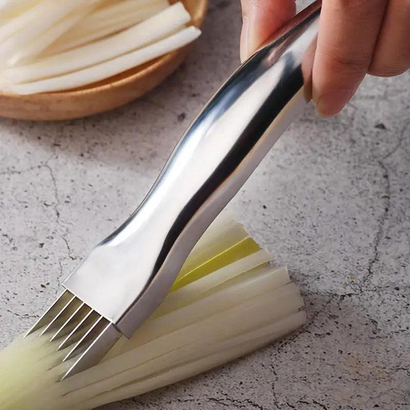 New Sharp Knife Onion Garlic Vegetable Cutter Cut Onions Garlic Tomato Device
