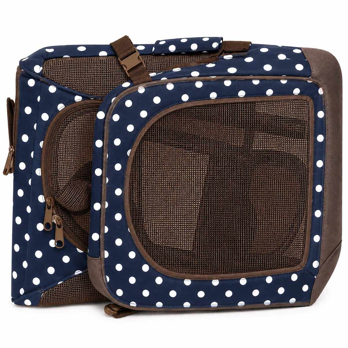 Pet Life ® '360° Vista View' Zippered Soft Folding Collapsible Durable Metal Frame