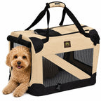Pet Life ® '360° Vista View' Zippered Soft Folding Collapsible Durable Metal Frame