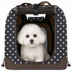 Pet Life ® '360° Vista View' Zippered Soft Folding Collapsible Durable Metal Frame