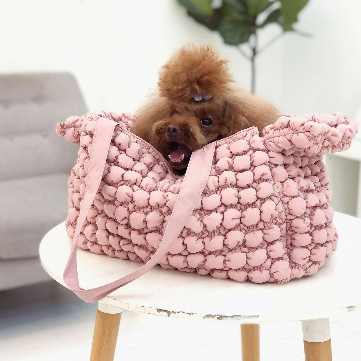 Pet Life ® 'Bubble Vogue' Ultra-Plush Fashion Designer Pet Carrier