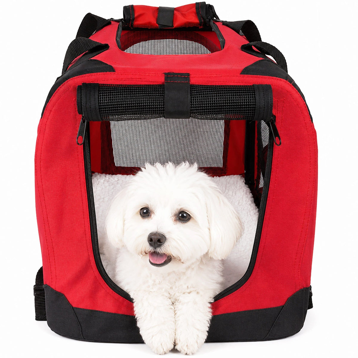 Pet Life ® 'Deluxe 360° Vista View' Zippered Soft Folding Collapsible Metal Framed