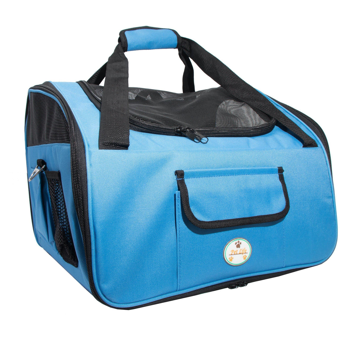 Pet Life ® 'Ultra-Lock' Collapsible Safety Travel Wire Folding Pet Dog Carseat