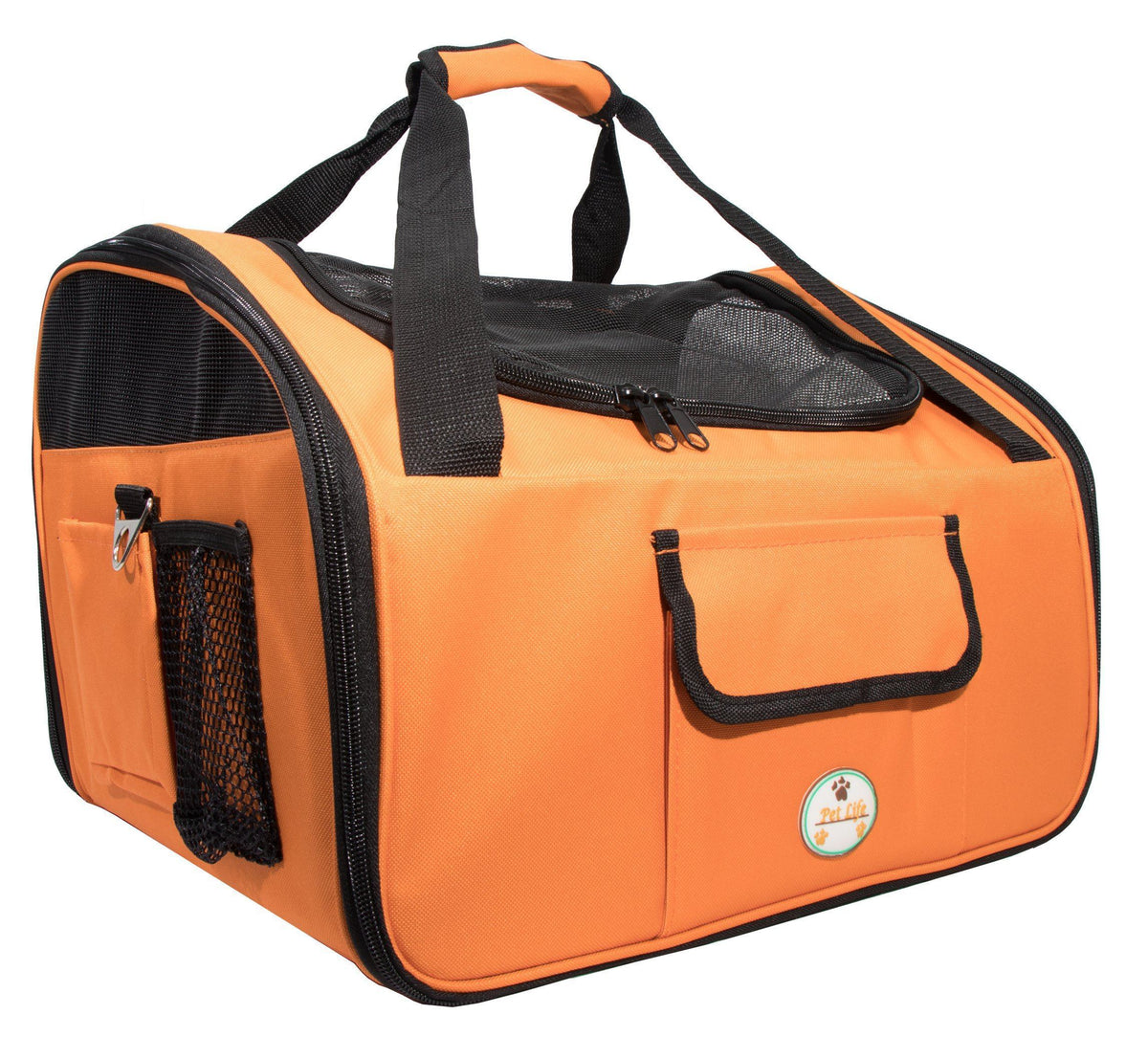 Pet Life ® 'Ultra-Lock' Collapsible Safety Travel Wire Folding Pet Dog Carseat