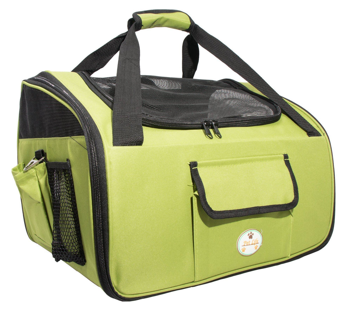 Pet Life ® 'Ultra-Lock' Collapsible Safety Travel Wire Folding Pet Dog Carseat