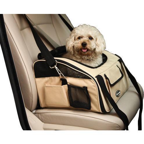 Pet Life ® 'Ultra-Lock' Collapsible Safety Travel Wire Folding Pet Dog Carseat