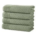 Cotton Diamond Waffle Weave Bath Towel Set - Grayson Collection