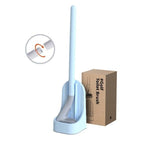 Silicone Bristles Toilet Brush And Holder For Bathroom