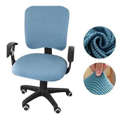 Thicken Solid Office Computer Chair Cover Spandex Split Seat Cover Universal