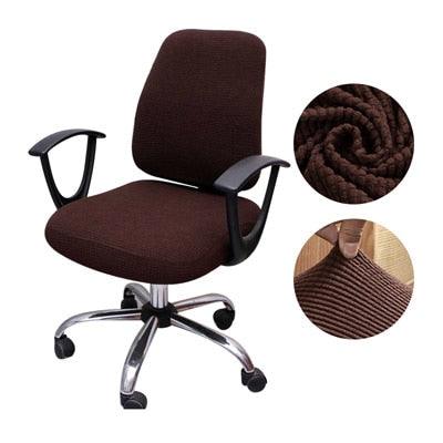 Thicken Solid Office Computer Chair Cover Spandex Split Seat Cover Universal