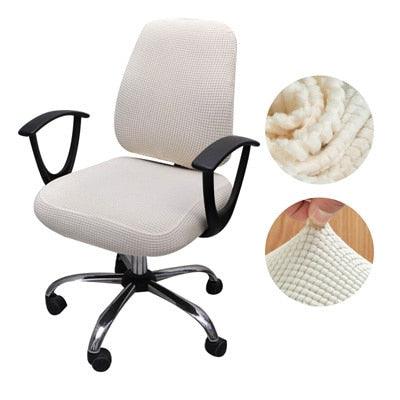 Thicken Solid Office Computer Chair Cover Spandex Split Seat Cover Universal