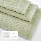 Cotton Diamond Waffle Weave Bath Towel Set - Grayson Collection