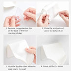Wall-suction Drain Soap Dish Decorative Drainage Soap Holder
