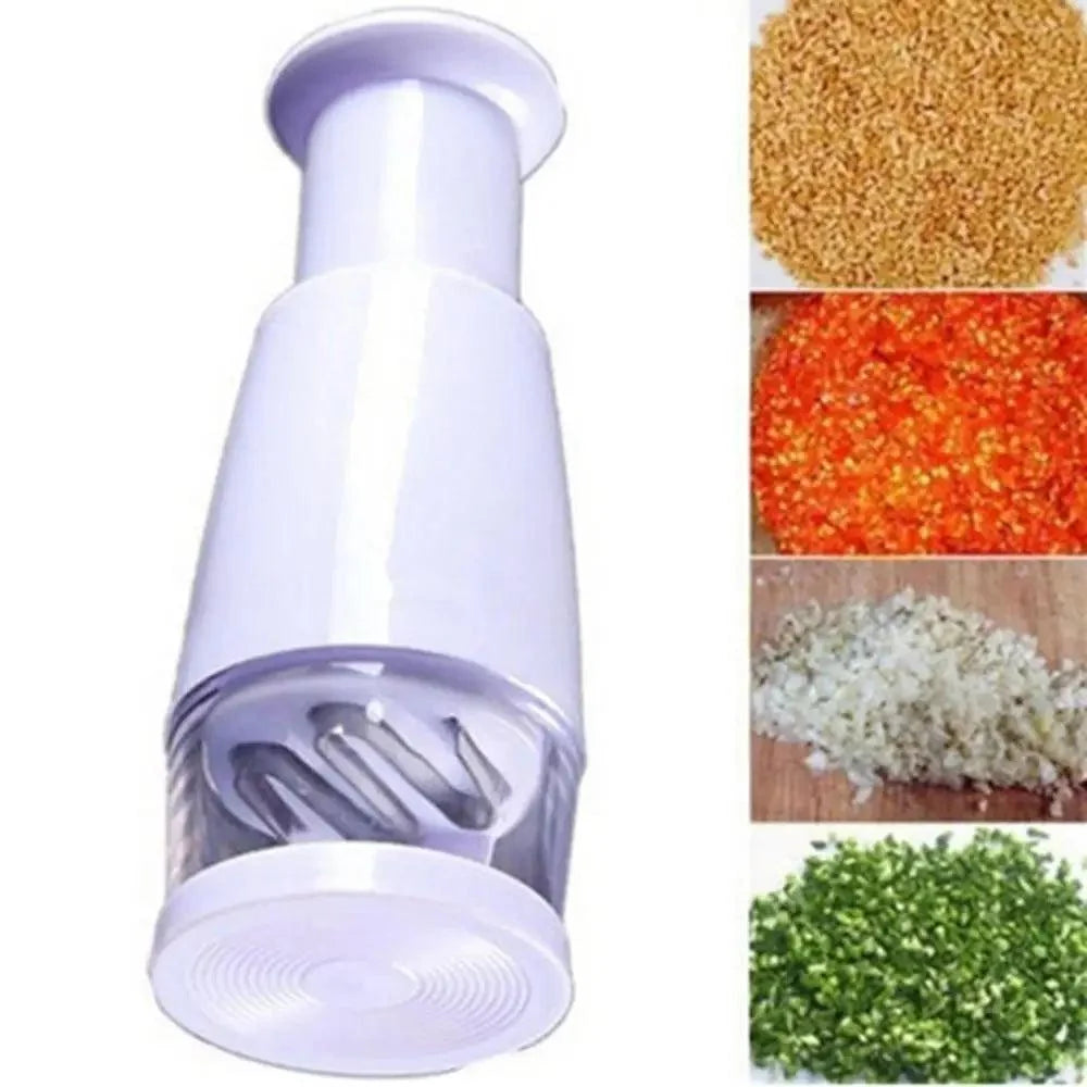 White Kitchen Slicer Pressing Food Chopper Cutter