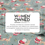 Turkish Cotton Christmas Flannel Sheet - Whittaker Collection